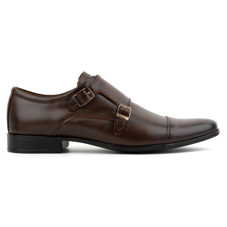 Olivier Zapatos formales de piel Monki 306LU marrón oscuro