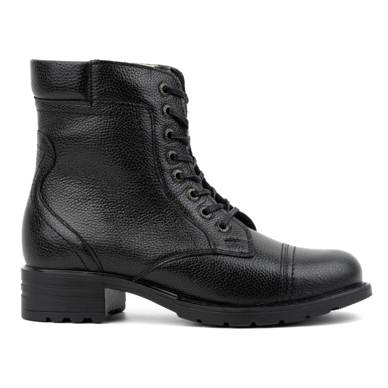 Olivier Botas de piel para mujer, botas de invierno con aislamiento, 226BB, negro Olivier Botas de piel para mujer, botas de invierno con aislamiento, 226BB, negro