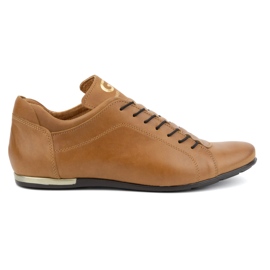 Polbut Deportivas hombre piel 2123 rojo beige