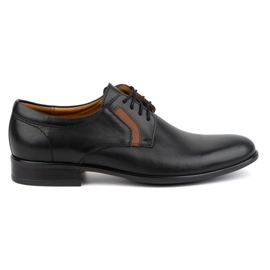 Kampol Zapatos formales hombre piel 319KAM, negro, cordones