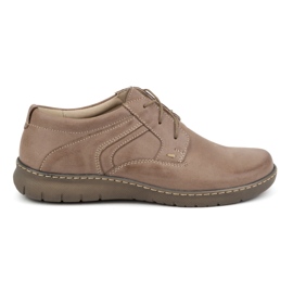Olivier Zapatos mujer piel 0819, beige oscuro