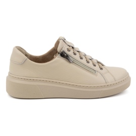 Olivier Deportivas mujer piel modelo 1238 beige Olivier Deportivas mujer piel modelo 1238 beige