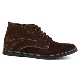 Olivier Botas Chelsea de hombre con cordones 307lu marrón