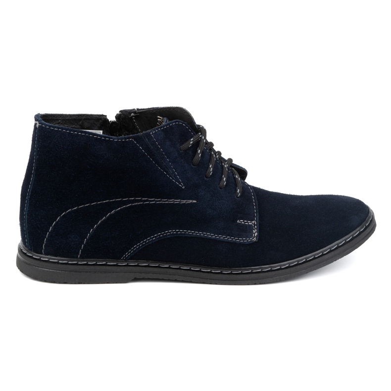 Olivier Botas Chelsea con cordones para hombre 307lu, azul marino Olivier Botas Chelsea con cordones para hombre 307lu, azul marino