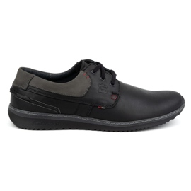 Olivier Zapatos Casual Hombre de Piel Modelo 308GT, negro Olivier Zapatos Casual Hombre de Piel Modelo 308GT, negro