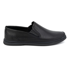 Olivier Zapatos hombre piel 612 negro