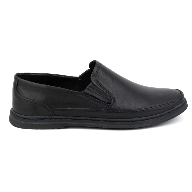 Olivier Zapatos hombre piel 612 negro