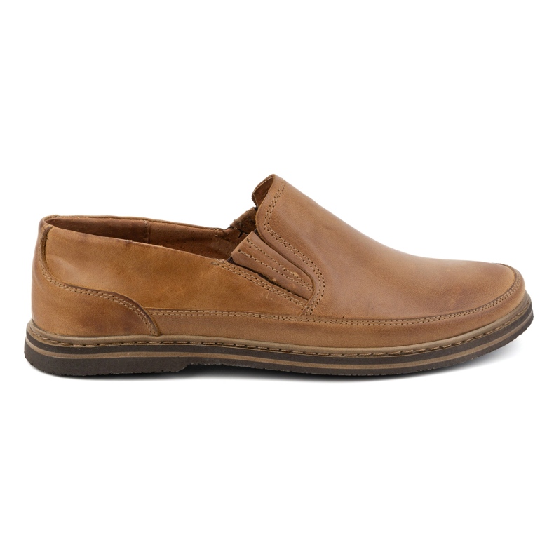 Olivier Zapatos hombre piel 612 rojo naranja