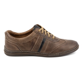 Zapatos con cordones hombre piel JOKER 521 marrón