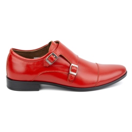 Olivier Zapatos formales de piel Monki 306LU rojo