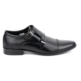 Olivier Zapatos formales de piel Monki 306LU negro