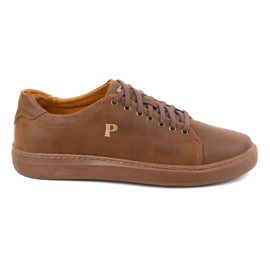 POLBUT 2127 Deportivas hombre piel camel marrón POLBUT 2127 Deportivas hombre piel camel marrón