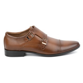 Olivier Zapatos formales de piel Monki 306LU marrón