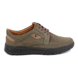 Olivier Zapatos casual hombre piel 960MA, verde