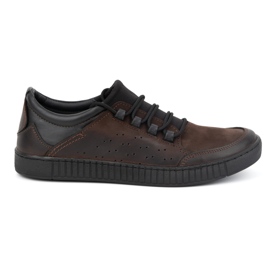 Olivier Zapatos cordones hombre piel 287KZ Marrón