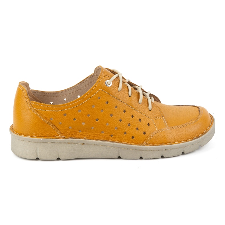Kampol Zapatos mujer piel 403/83 naranja