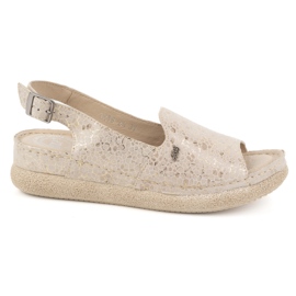 Olivier Sandalias mujer piel 1218, beige