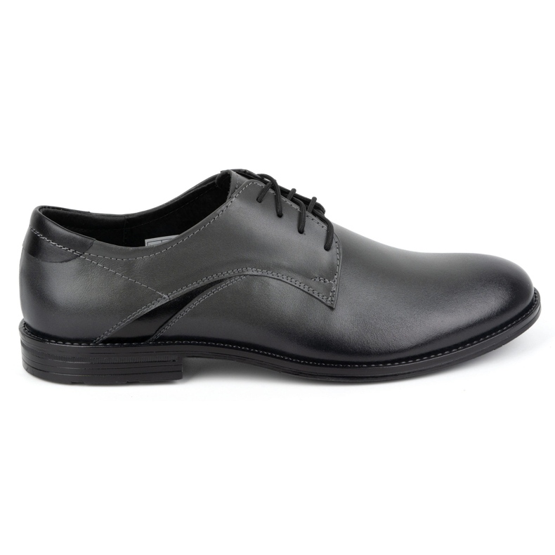 Olivier Zapatos elegantes hombre de piel 253LU gris