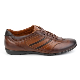 Olivier Zapato sport hombre piel modelo 7004DT marrón