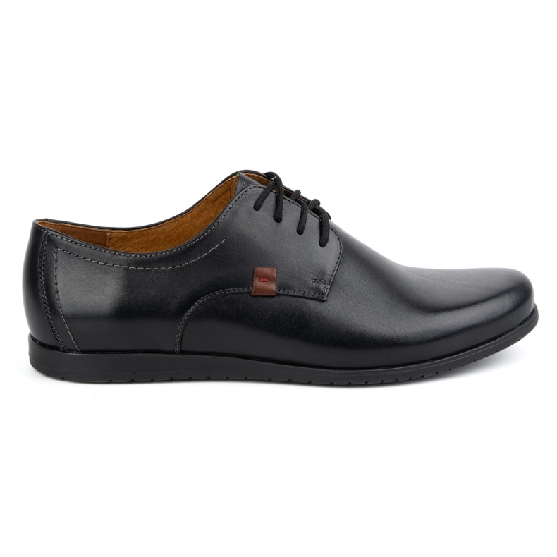 Zapatos Elegantes de Piel para Hombre KAMPOL Modelo 326 negro