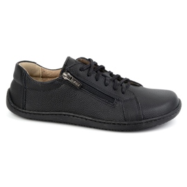 Olivier Zapatos minimalistas de mujer descalzos de piel modelo 1243 negro