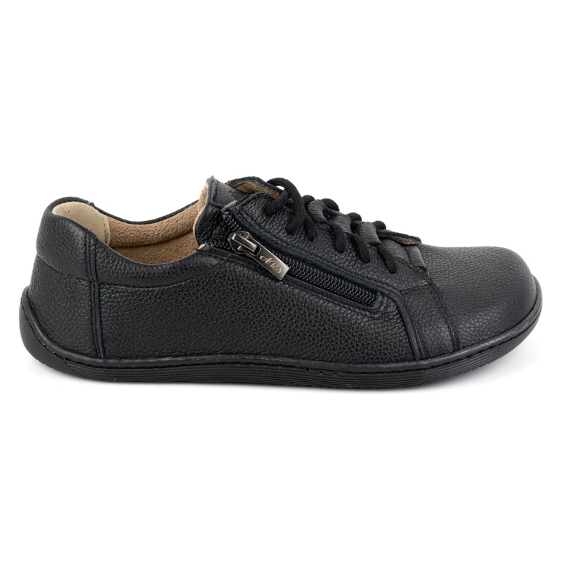 Olivier Zapatos de mujer minimalistas descalzos de piel 1242 negro