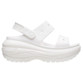 Zuecos Crocs Classic Mega Crush 207989-100 blanco