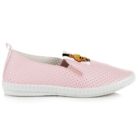 Deportivas rosas de mujer