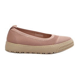 News Zapatillas sin cordones con plataforma para mujer, rosa rosado
