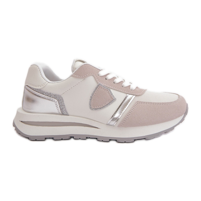 Zapatillas Mujer Con Purpurina Velaniela Blanca blanco