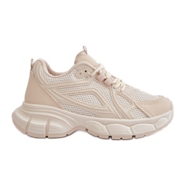 Zapatillas Deportivas Mujer Beige Timoci Zapatillas Deportivas Mujer Beige Timoci