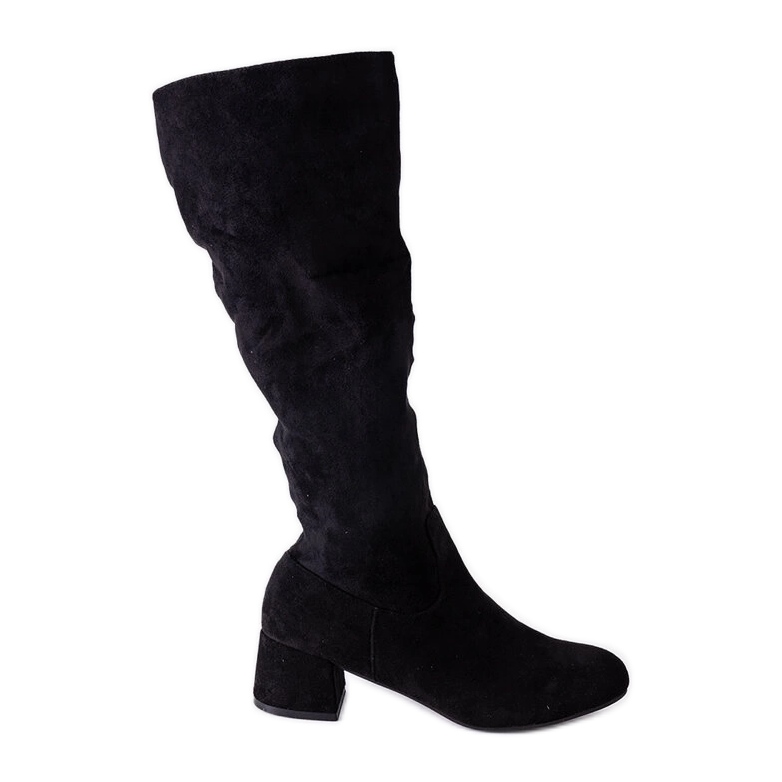 Botas Kiranika negras de tacón negro