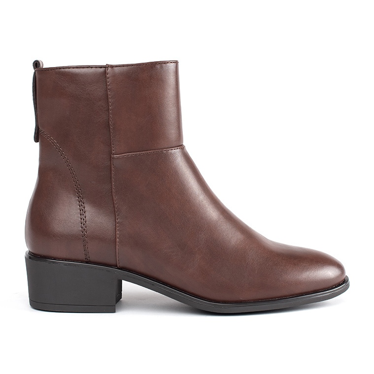 Botines de cuero marrón de Sergio Leone