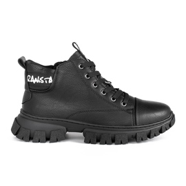 Botines negros con cordones de mujer Sergio Leone Botines negros con cordones de mujer Sergio Leone