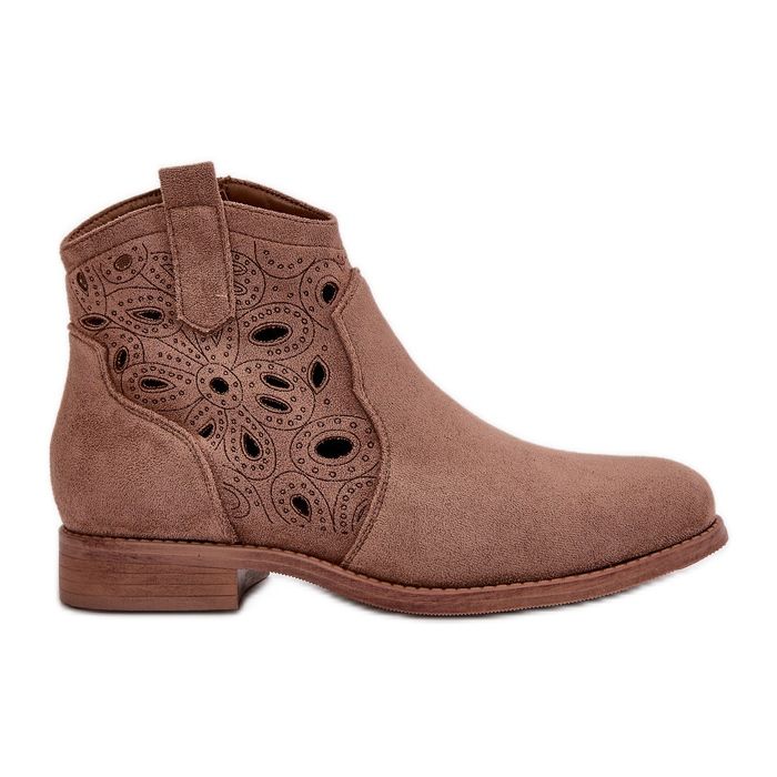 Botas Mujer Caladas Con Cremallera Marrón S.Barski HY42-081 Botas Mujer Caladas Con Cremallera Marrón S.Barski HY42-081