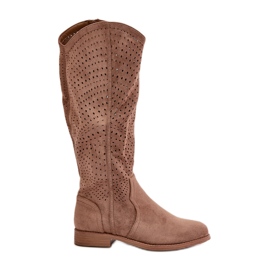 Botas de Mujer Caladas Marrones S.Barski HY42-132 marrón