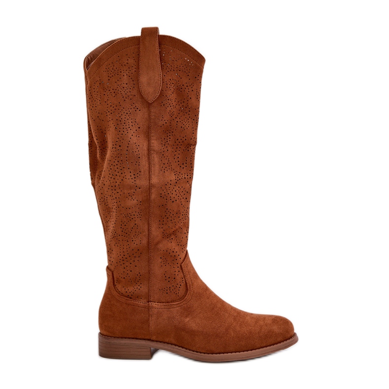 Botas de Mujer Camel Caladas S.Barski HY42-132 marrón