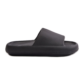 Chanclas de mujer de espuma ligera y suela gruesa, Negro Querceria