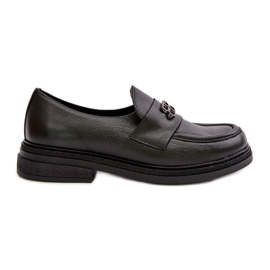 Zazoo 20174 Zapatos Planos Mujer Piel Elegante, Negro