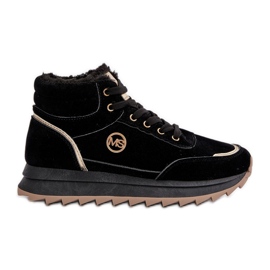 Zapatillas Deportivas Aislantes De Mujer Con Plataforma Negro Ariatte