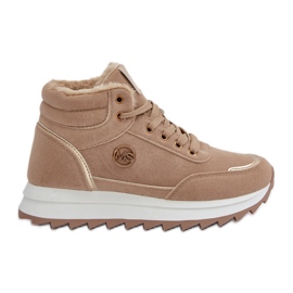 Zapatillas Deportivas Aislantes De Mujer Con Plataforma Caqui Ariatte beige