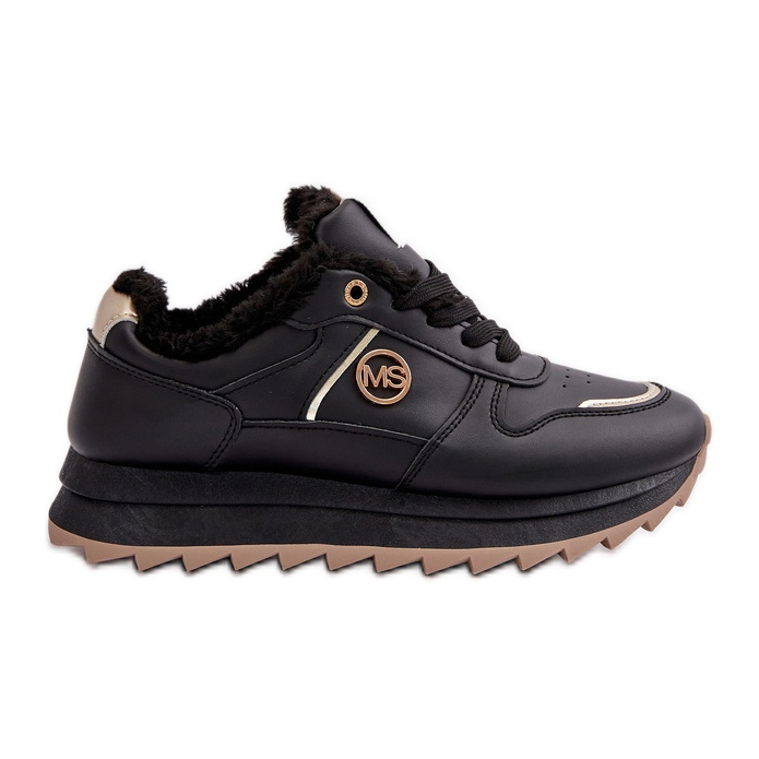 Zapatillas Deportivas Mujer Aislante con Pelo, Plataforma Lerisas Negras negro