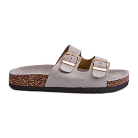 Sandalias sin cordones Cortina Grey para mujer gris
