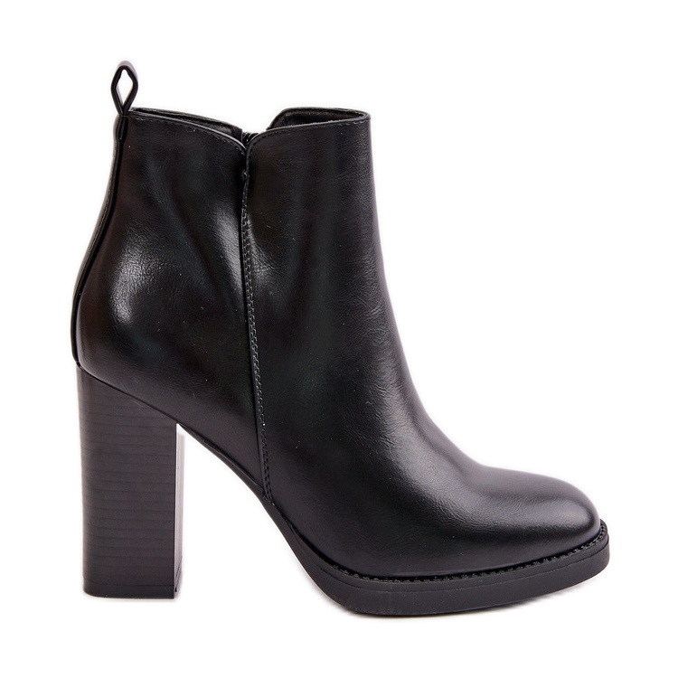Botas De Mujer Aislante Con Tacón Alto Piel Ecológica Negro Teresine Botas De Mujer Aislante Con Tacón Alto Piel Ecológica Negro Teresine