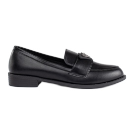 Mocasines de mujer elegantes negros.