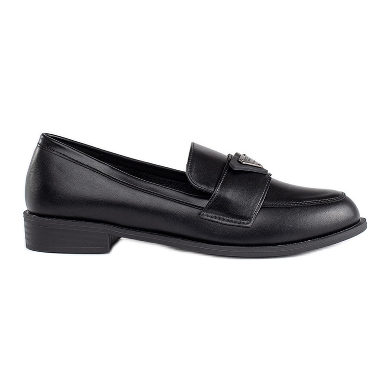 Mocasines de mujer elegantes negros. Mocasines de mujer elegantes negros.
