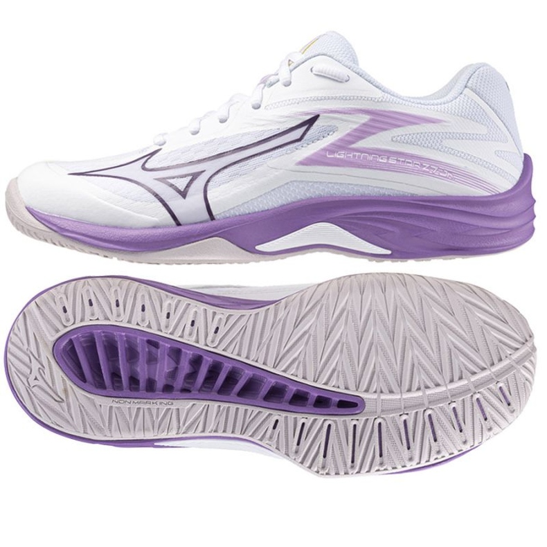Zapatillas voleibol Mizuno Lightning Star Z7 V1GD230310 blanco Zapatillas voleibol Mizuno Lightning Star Z7 V1GD230310 blanco
