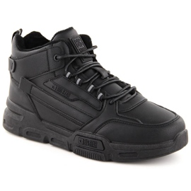 Zapatillas deportivas altas con aislamiento para hombre, negras Big Star OO174587 negro