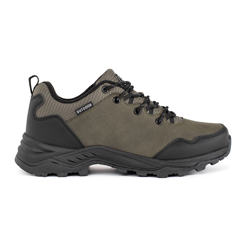 DK Zapatos trekking hombre verde oscuro