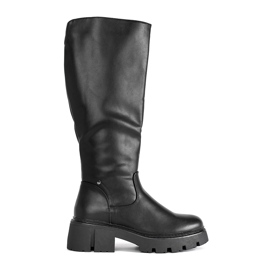 Botas negras de mujer de Sergio Leone negro